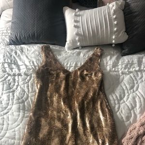 Ark and Co gold sequence dress!